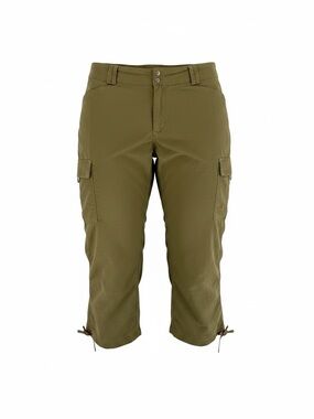 THE NORTH FACE Olive Green Cargo Capri Hiking Outdoor Utility Pants size 12